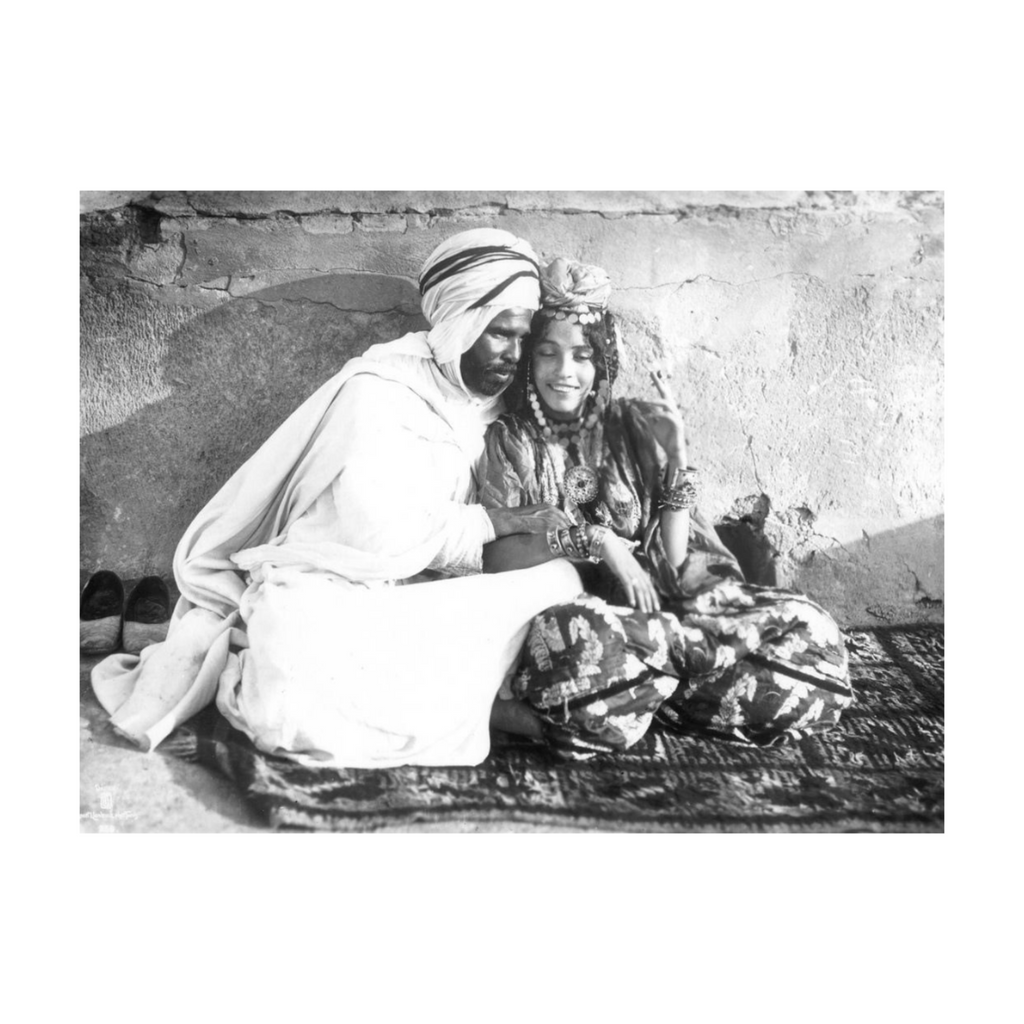 Lehnert & Landrock Ouled Nail couple Berber Algeria, 1904