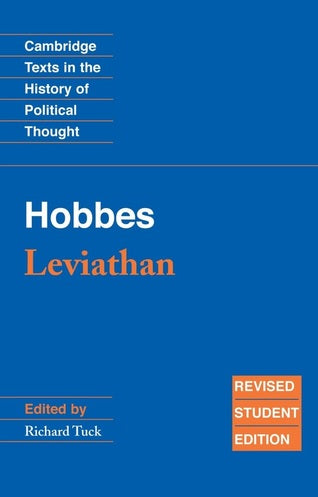 Hobbes: Leviathan by Thomas Hobbes (Author), Richard Tuck (Editor)