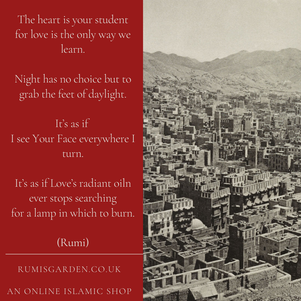 Rumi: The heart is your student
