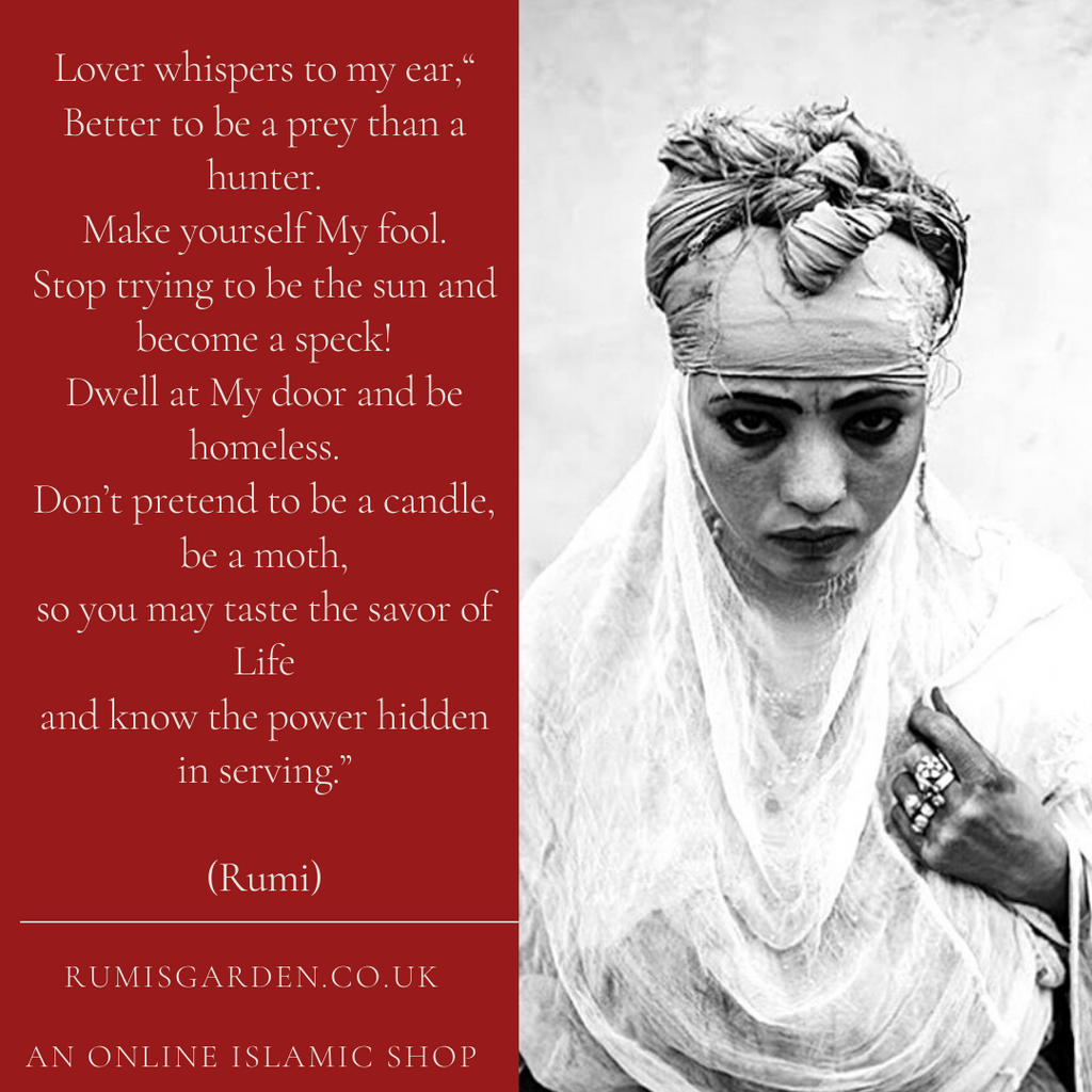 Rumi: Lover whispers to my ear