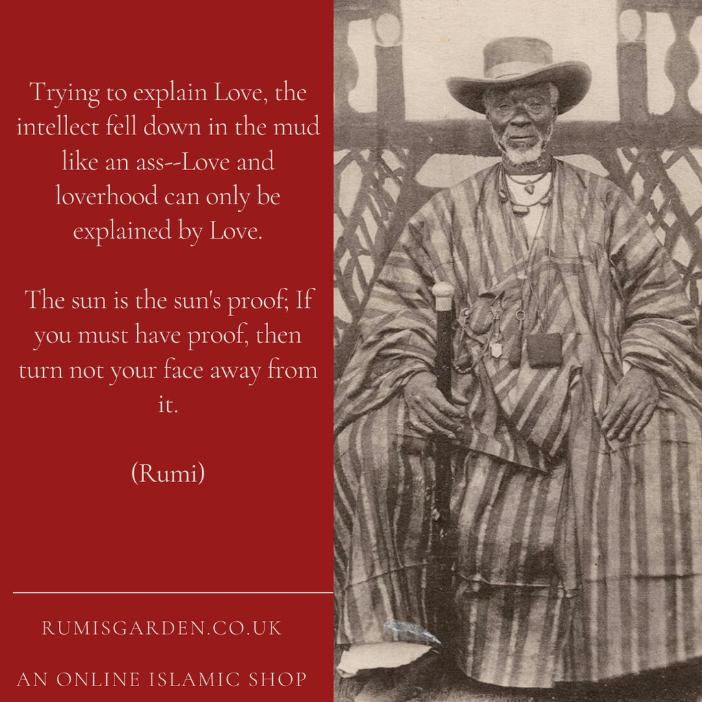 Rumi: Trying to explain Love