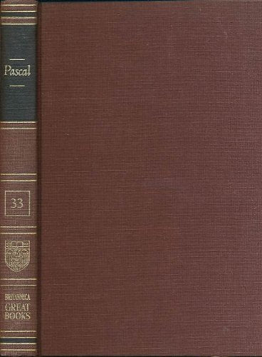 The Provincial Letters,  Pensees & Scientific Treatise (Great Books of the Western World, Volume 33) by Blaise Pascal (Author)