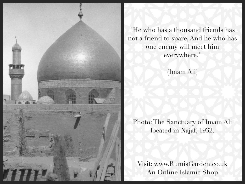 Imam Ali: He who has a thousand friends