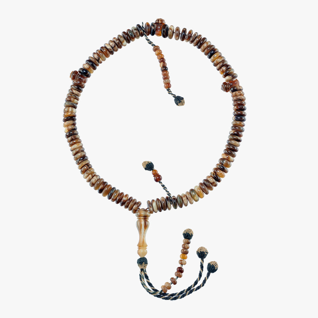 Handmade Buffalo horn Islamic rosary