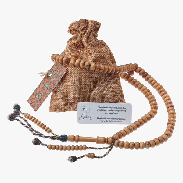 Luxurious Sufi Olive Wood rosary