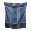 Traditional Male Indonesian Sarong Steel Blue, Slate Gray, Golden