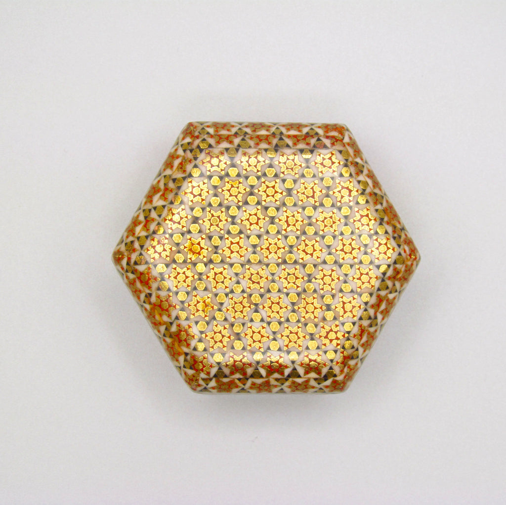 Persian Khatam box (Hexagonal)